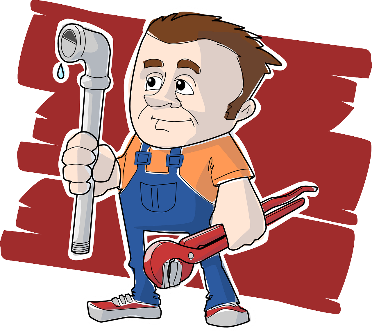 Clip Art Great Job - Plumber Clipart - Png Download (800x714), Png Download