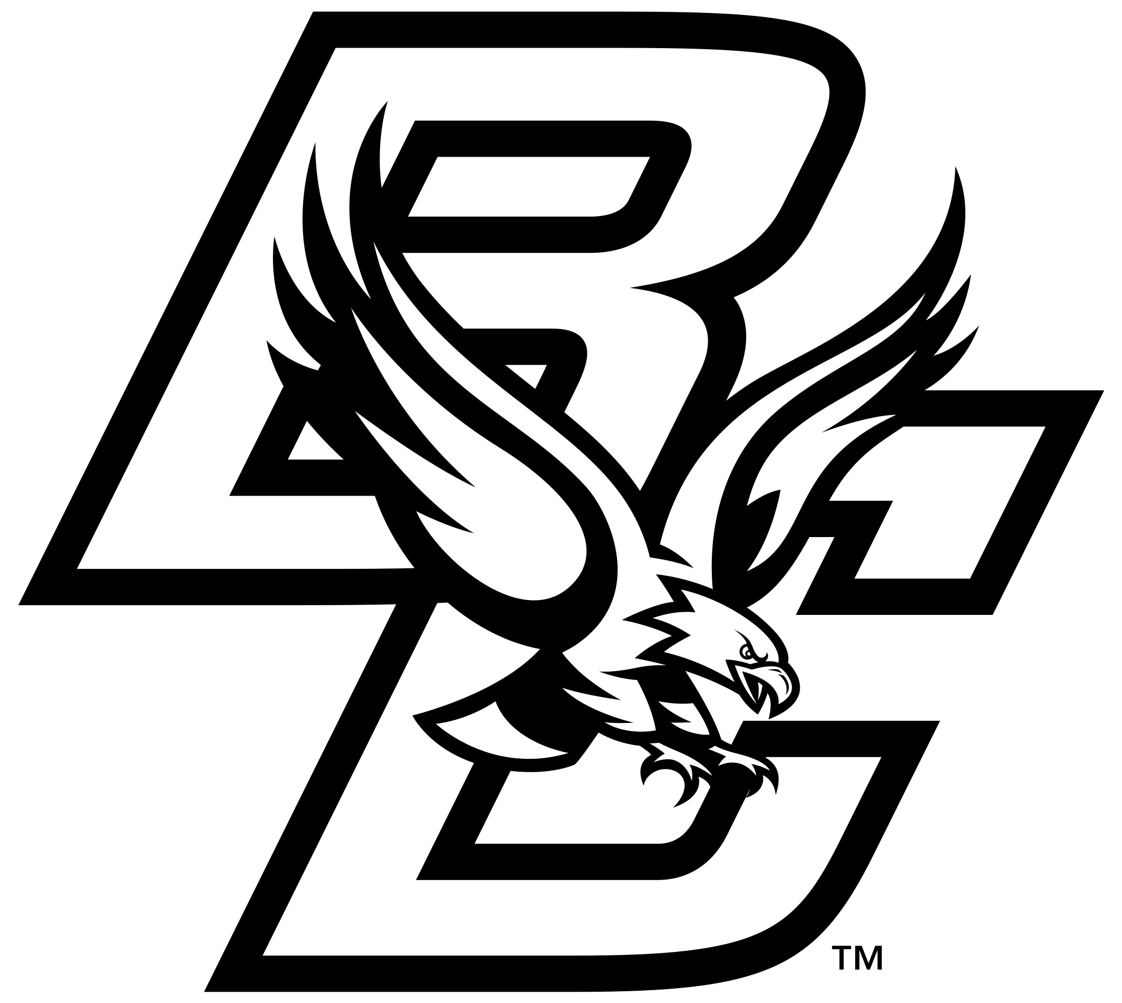 Boston College Logo Png - Boston College Eagles Clipart (2400x2400), Png Download