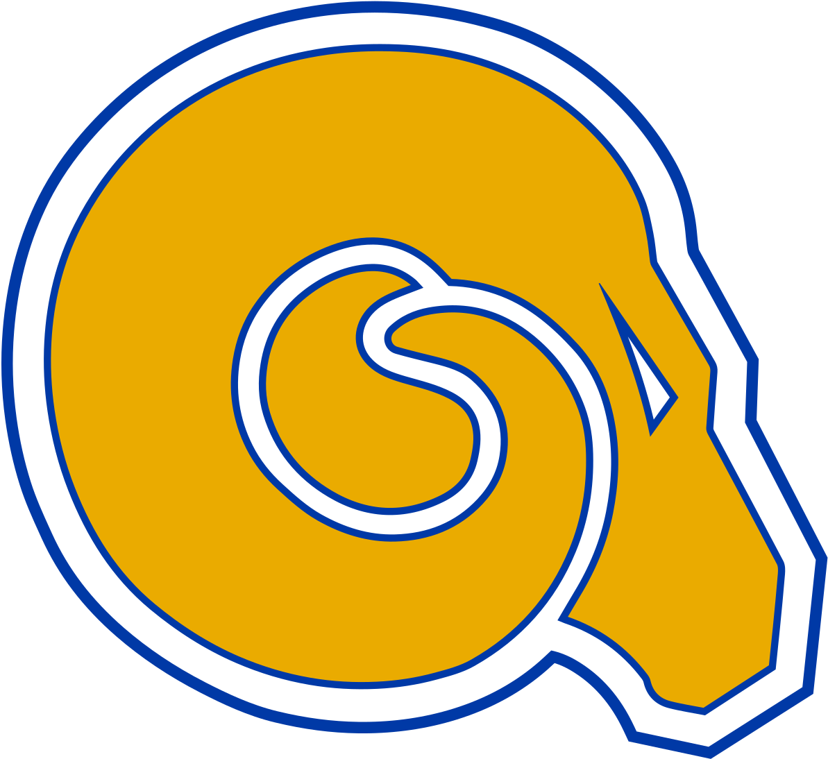 Albany State Golden Rams - Albany State Athletics Logo Clipart (1200x1104), Png Download