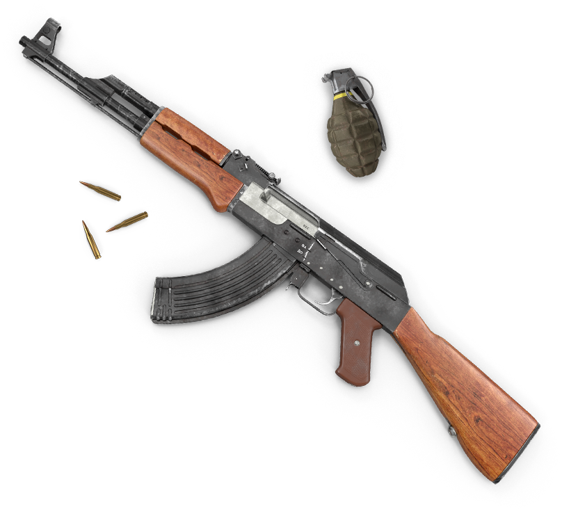 Weapons - Airsoft Gun Ak47 Clipart (808x732), Png Download