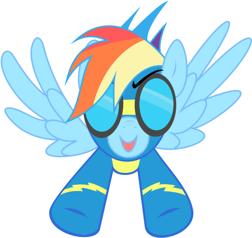 Rainbow Dash Vector By Peachspices-d3jlfme - Rainbow Dash Clipart (833x789), Png Download