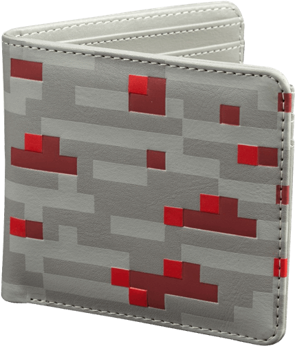 Redstone Block Bi-fold Wallet - Wallet Clipart (600x600), Png Download