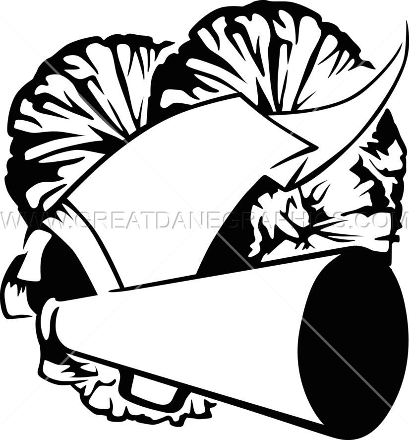 Cheer Graphics - Pom Poms Cheerleading Drawings Clipart (825x886), Png Download