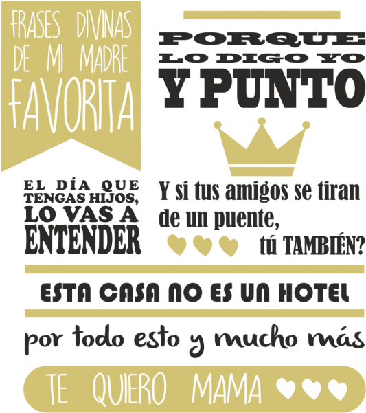 Feliz Mama Free - Poster Clipart (600x600), Png Download