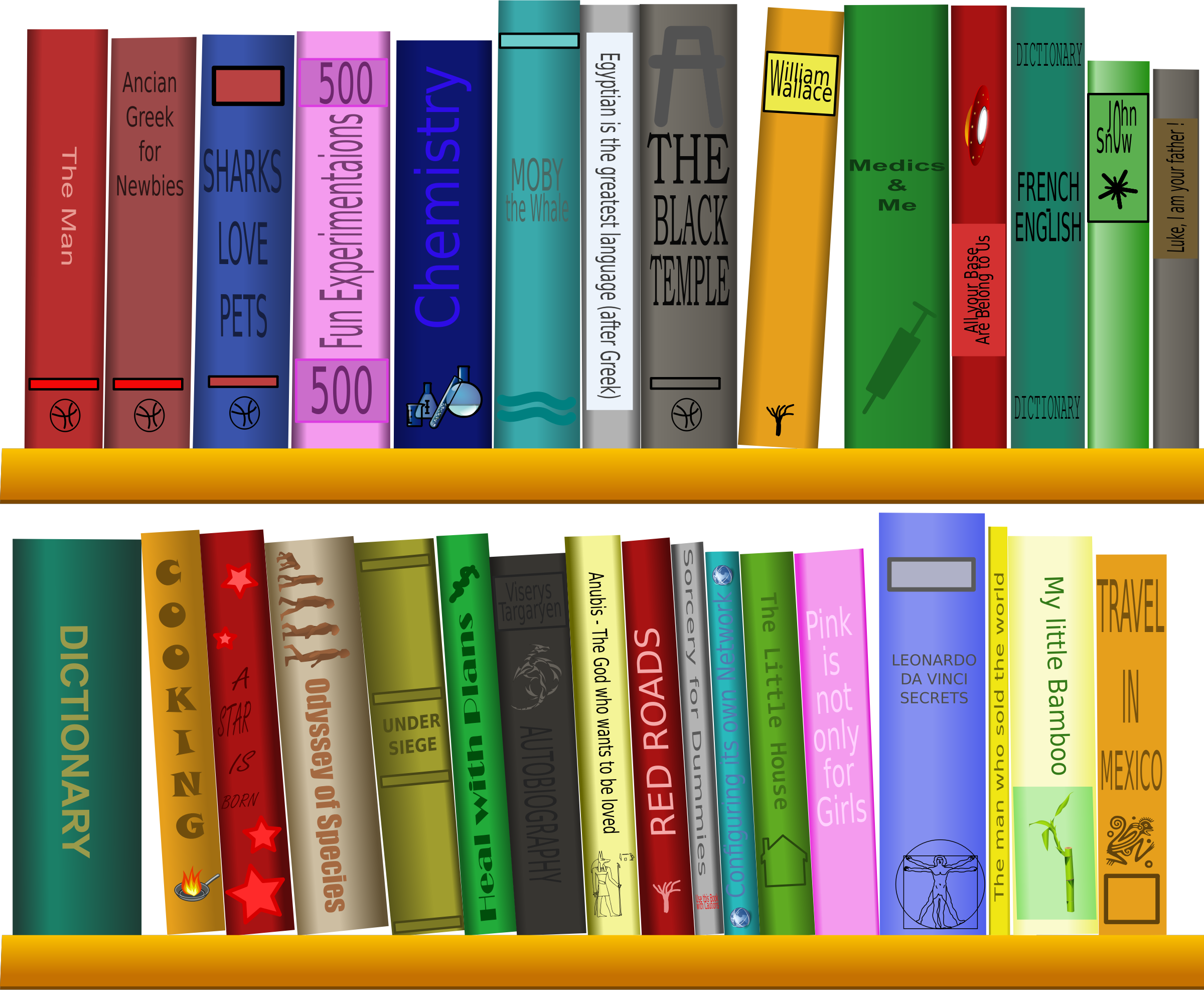 Book Titles Converted To Paths Icons Png Png Black - Libros Que Tenes Que Leer Clipart (2400x1972), Png Download