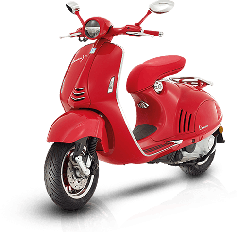 946 - Vespa Red Clipart (700x500), Png Download