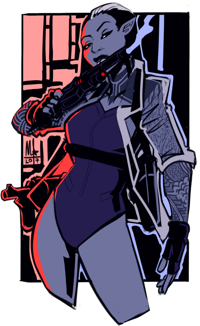 Elf Weapons Specialist By Lord Clipart (667x1088), Png Download