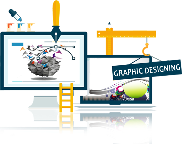Graphic Designing Services In India - Creative Web Design Banner Clipart (700x549), Png Download