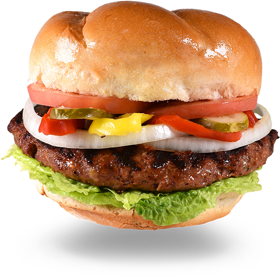 Dandys Home - Home Burgers Png Clipart (578x575), Png Download