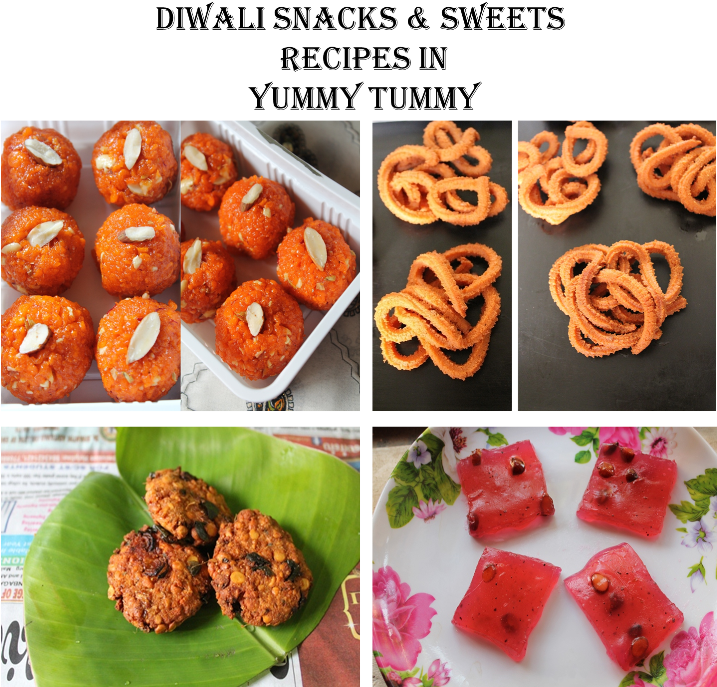Diwali Recipes In Yummy Tummy Diwali Sweets Recipes - Fried Food Clipart (716x700), Png Download