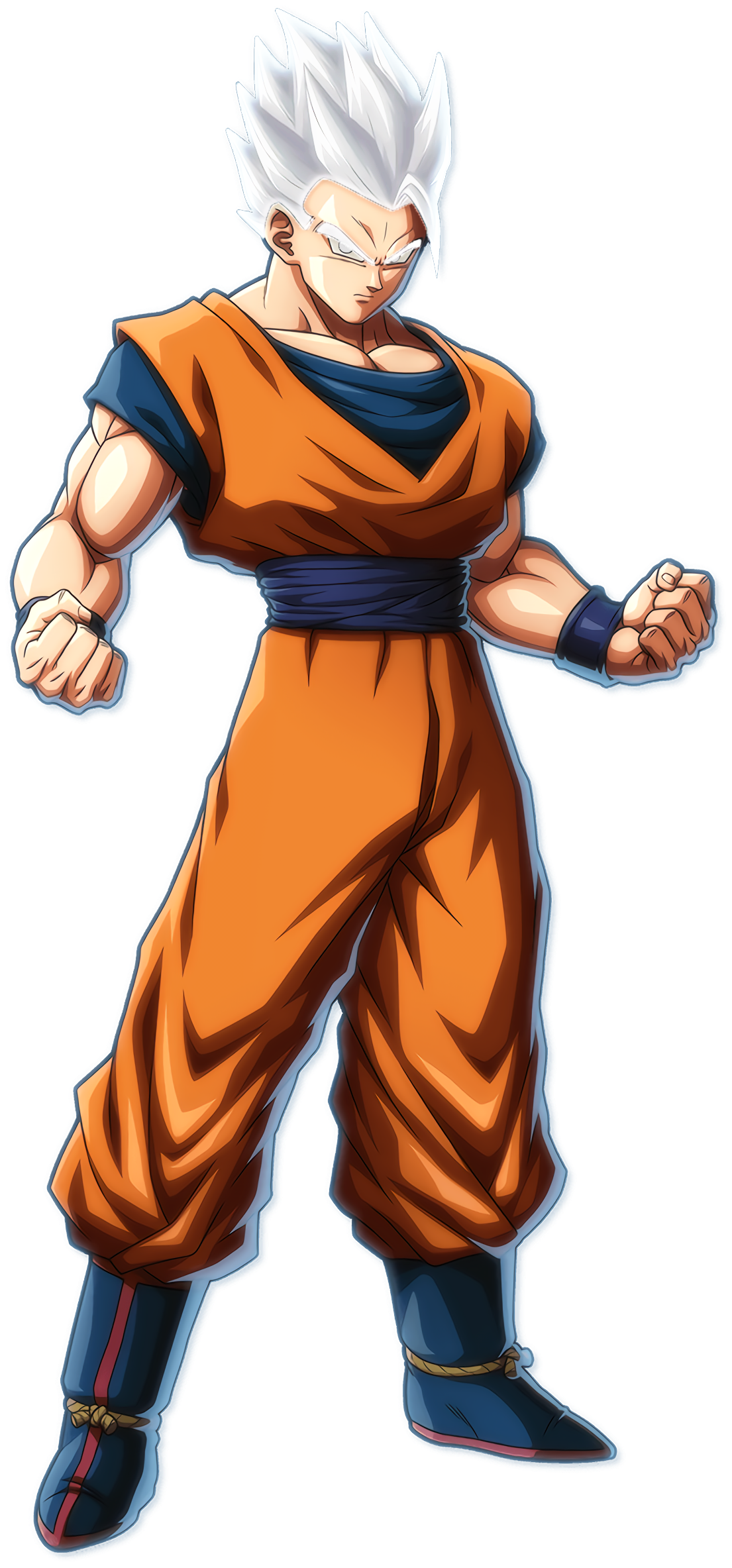 Dragonballfighterz - Adult Gohan Dragon Ball Fighterz Clipart (1120x2382), Png Download