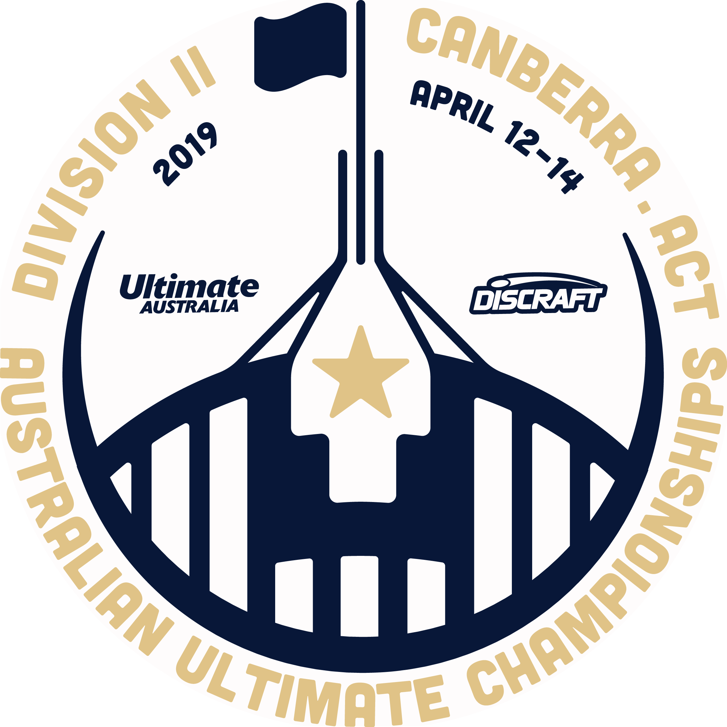 Australian Ultimate Championships Division Ii - Discraft Clipart (2362x2362), Png Download