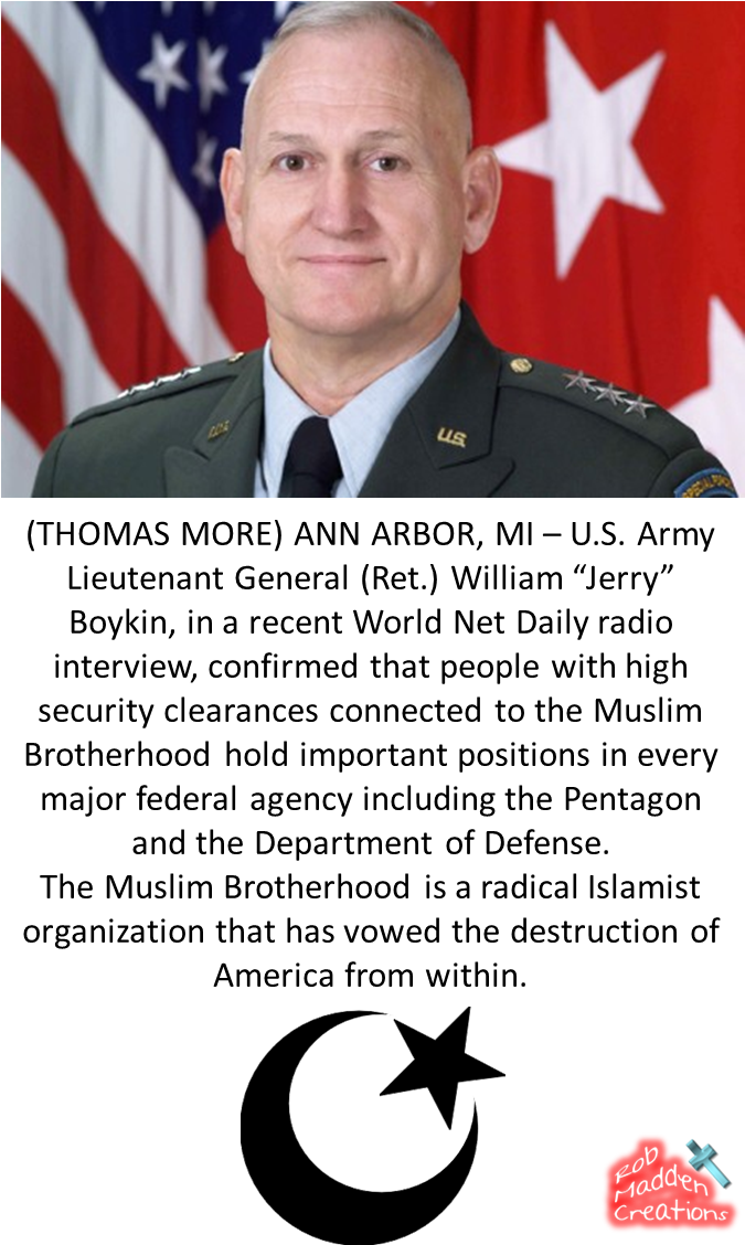 Muslim Brotherhood Infiltrating The Department Of Defense - Muslim Generals In Us Army Clipart (683x1127), Png Download