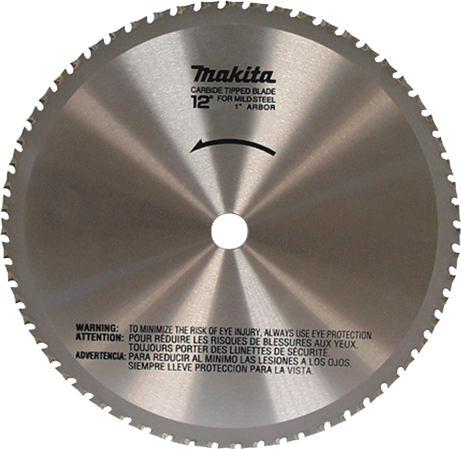 Saw Blade Png - Makita Carbide Tipped Blade For Mild Steel Clipart (1500x1500), Png Download