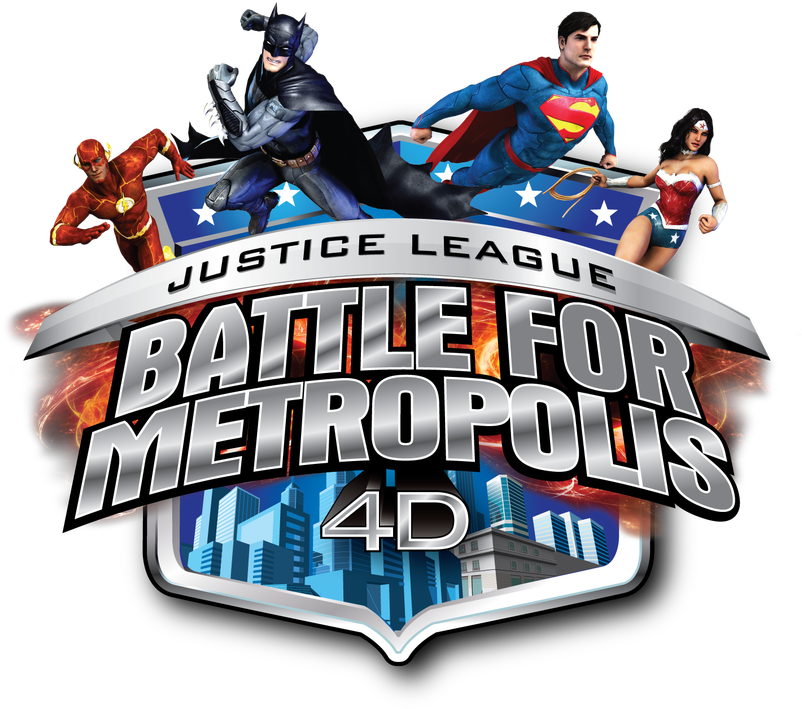 Six Flags Mexico Justice League Battle For Metropolis Clipart (975x800), Png Download