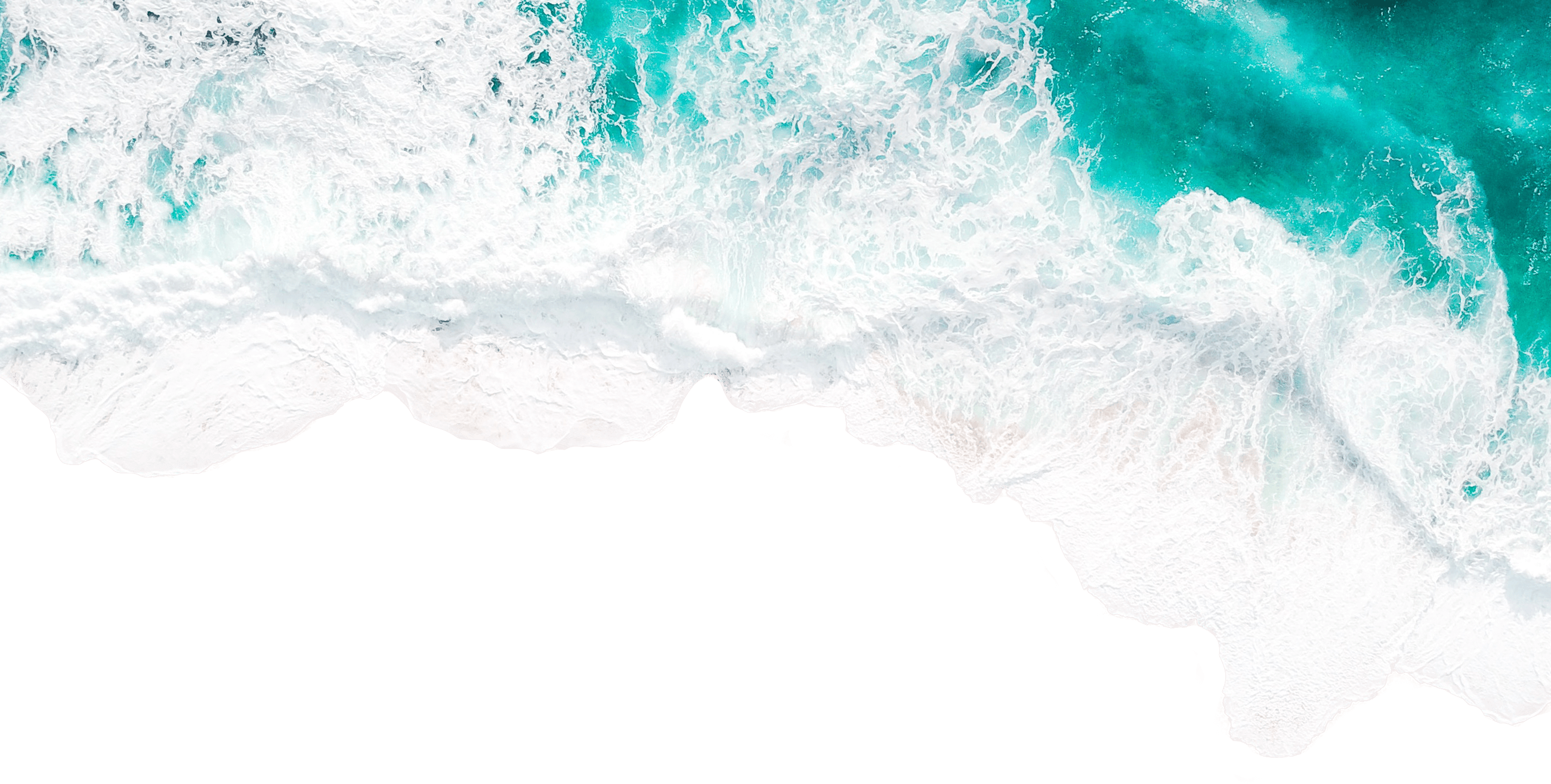 Waves-2 - Sea Clipart (2600x1315), Png Download