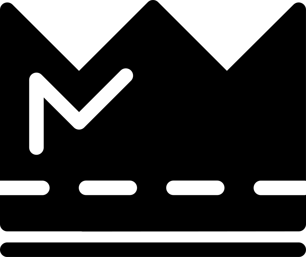 Black Royalty Crown Comments - Icon Clipart (980x824), Png Download