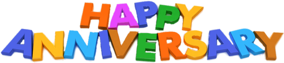 Happy Anniversary Png Clipart - Happy Anniversary Images Png Transparent Png (1000x375), Png Download