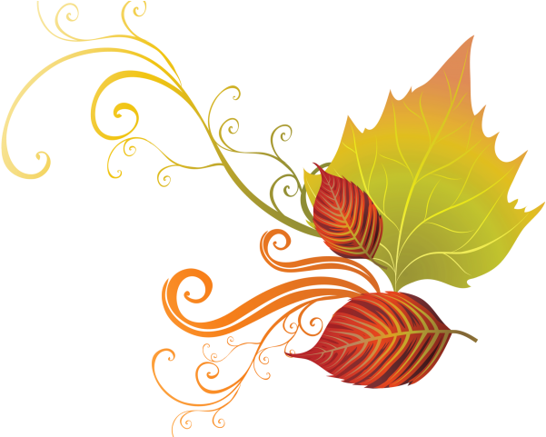 Autumn Leaves Clipart Corner Border - Transparent Background Free Thanksgiving Clip Art - Png Download (640x480), Png Download