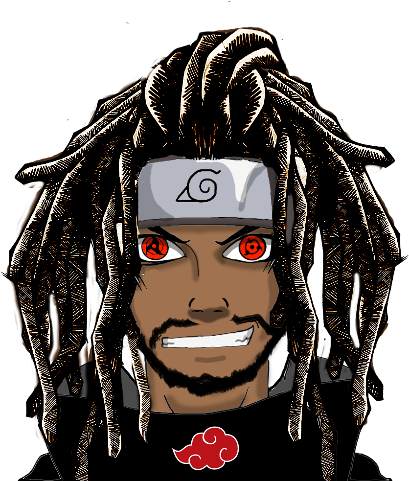 Black Anime Characters With Dreads Png , Png Download Clipart (836x983), Png Download