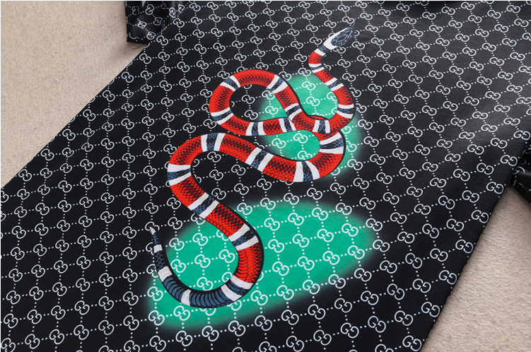 Gucci-07241522 Gucci Men's New Snake Design Gucci Round - Arani Silk Saree Designs Clipart (750x750), Png Download