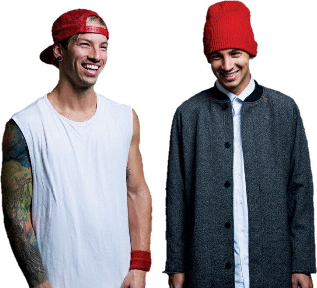 #twenty Øne Piløts #twenty One Pilots #tyler Joseph - Tyler And Josh Png Clipart (700x593), Png Download