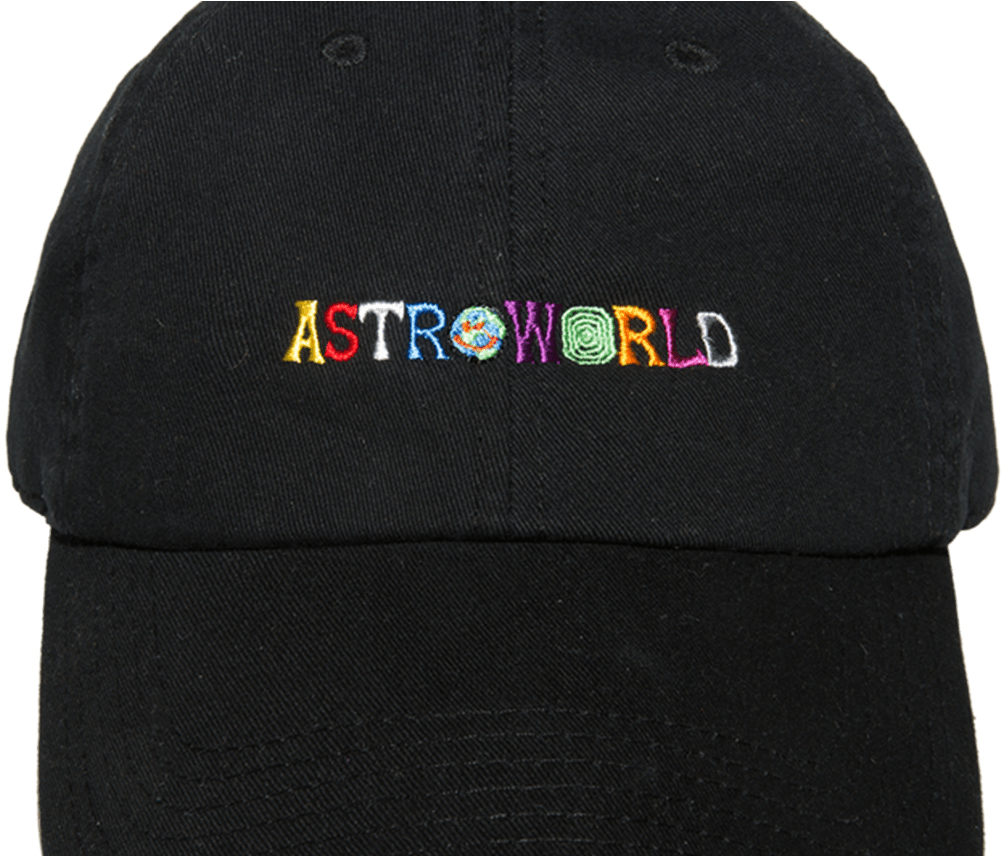 Astroworld Logo Hat Travis Scott - Baseball Cap Clipart (1368x855), Png Download