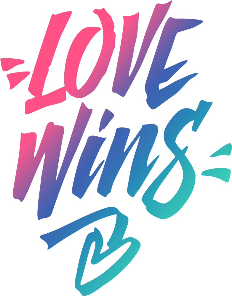Free Love Wins Resistenza - Love Wins Font Clipart (900x1000), Png Download