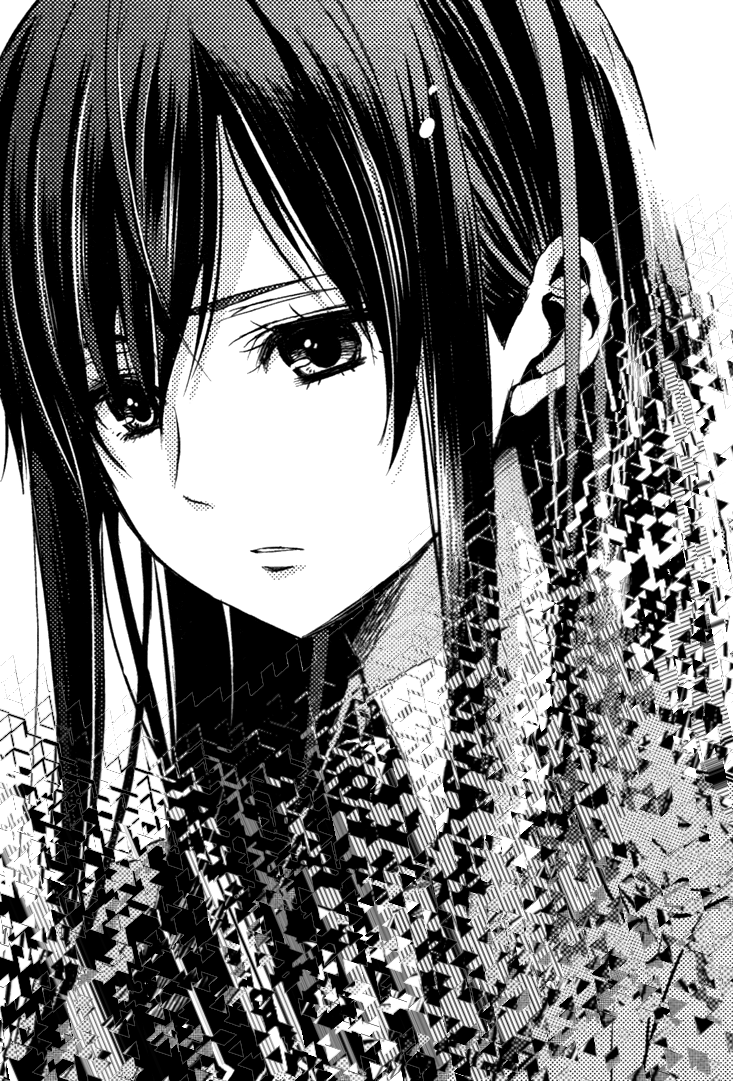 Disintegration Effect / I Don't Feel So Good - Citrus Mei Clipart (733x1081), Png Download