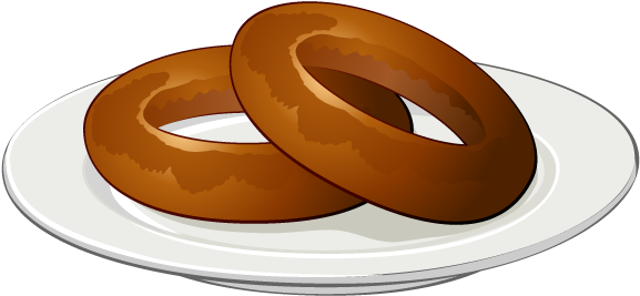 Picture Stock Bagel Clipart Plate - Circle - Png Download (600x600), Png Download