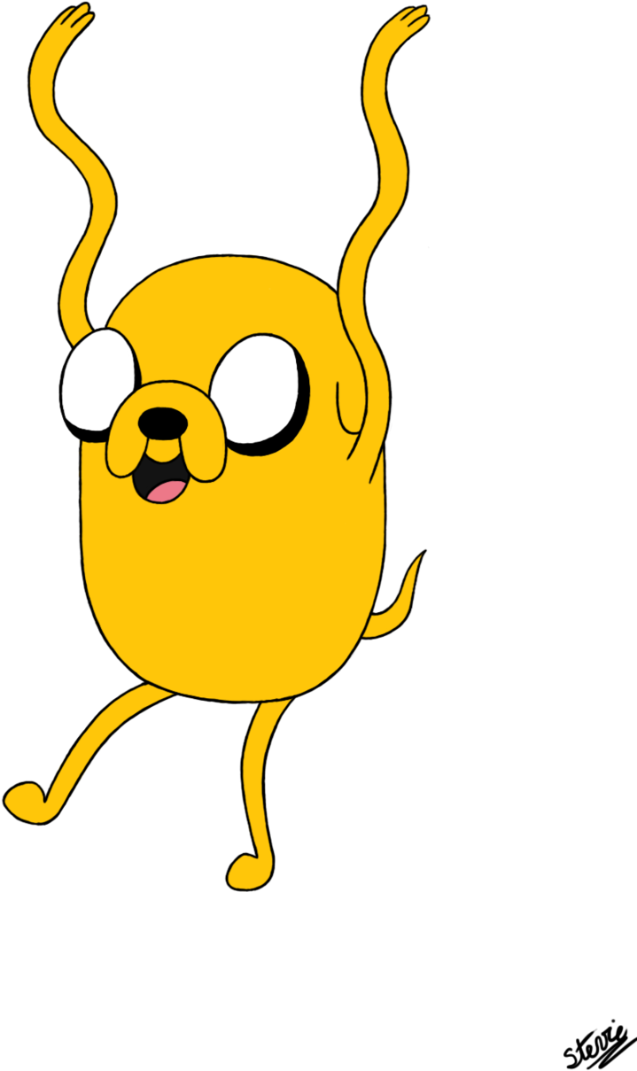 Adventure Time Clipart Png Transparent - Jake Adventure Time Arms (900x1452), Png Download