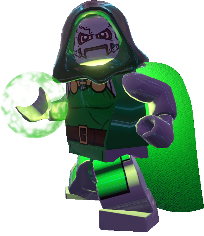 Doom Png - Lego Marvel Super Heroes Doctor Doom Clipart (757x855), Png Download