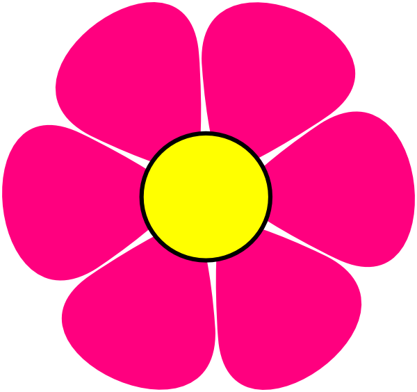 Flower Clipart Yellow - Png Download (600x564), Png Download