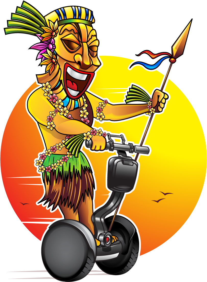 Sunset Clipart Maui Hawaii - Cartoon - Png Download (1200x1200), Png Download