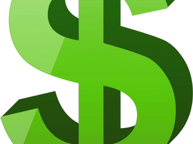 Dollar Clipart Dollar Sign - Dollar Sign Png Clipart Transparent Png (640x480), Png Download