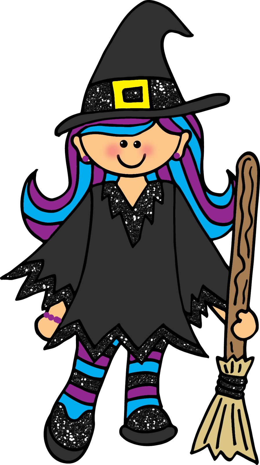 Friendly Witch Clipart (897x1600), Png Download