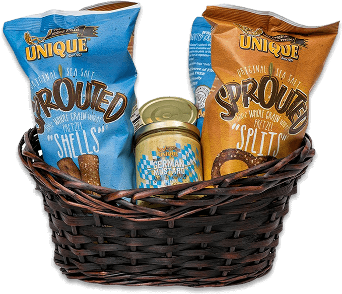 Small Diabetic Friendly Gift Basket Unique Pretzel - Mishloach Manot Clipart (800x600), Png Download