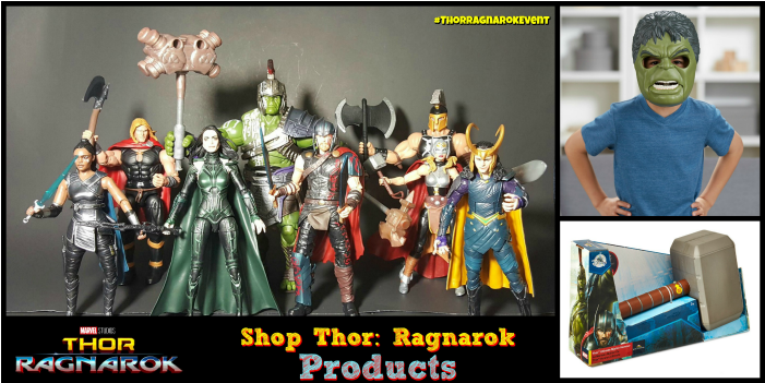 Shop Thor Ragnarok Products - Action Figure Clipart (1100x550), Png Download