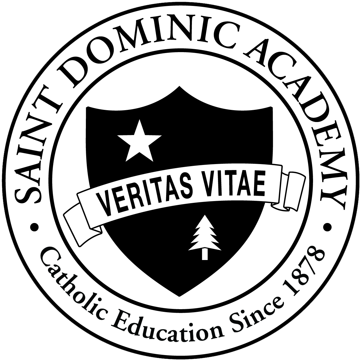 School Logo Image - St Dom's Maine Clipart (1246x1246), Png Download