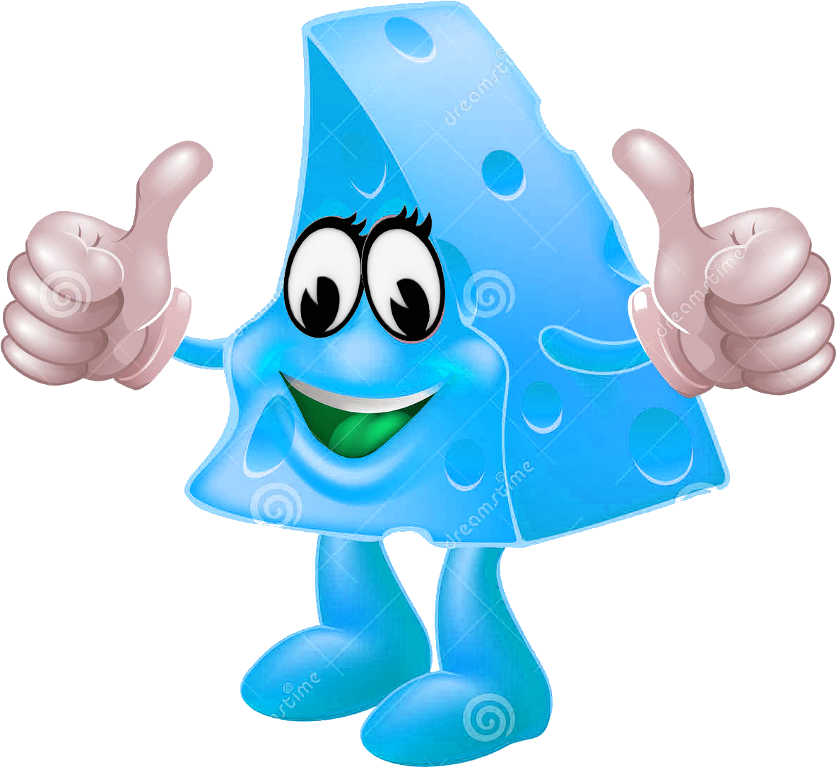 Shopkins Cheese Blue - World With Thumbs Up Clipart (1300x1284), Png Download