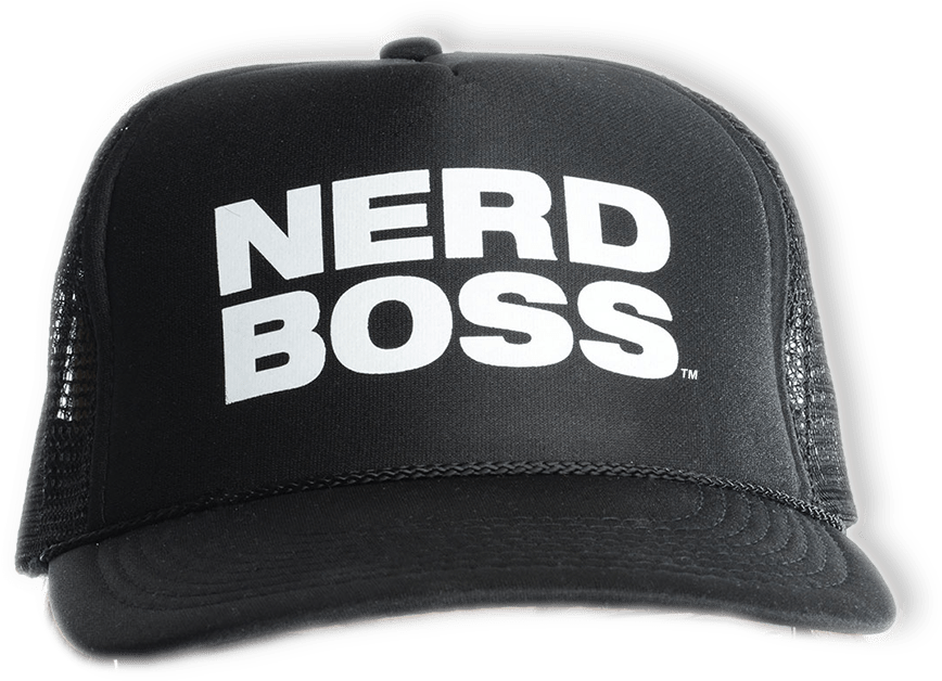 Nerd Boss Trucker Hat - Nerd Hat Clipart (1000x1000), Png Download