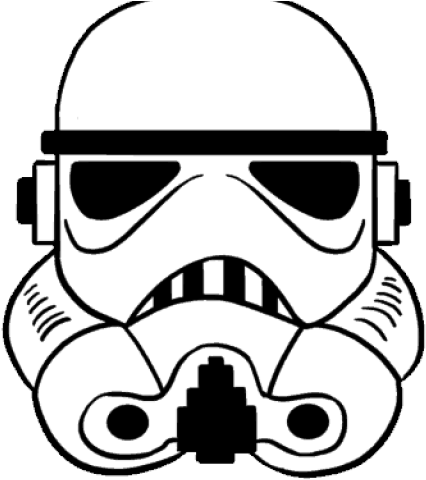 Drawn Helmet Stormtrooper - Stormtrooper Drawing Clipart (640x480), Png Download