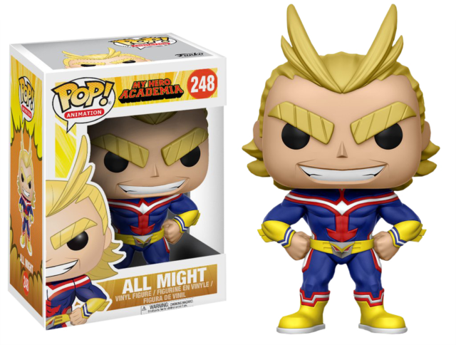 Animation My Hero Academia All Might - All Might Funko Pop Clipart (640x484), Png Download