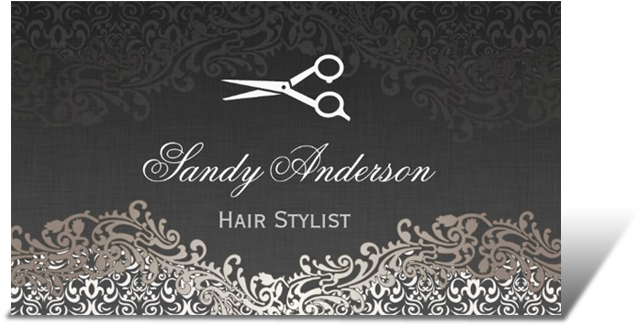 Business Card Classic - Business Card Hair Stylist Png Clipart (800x800), Png Download
