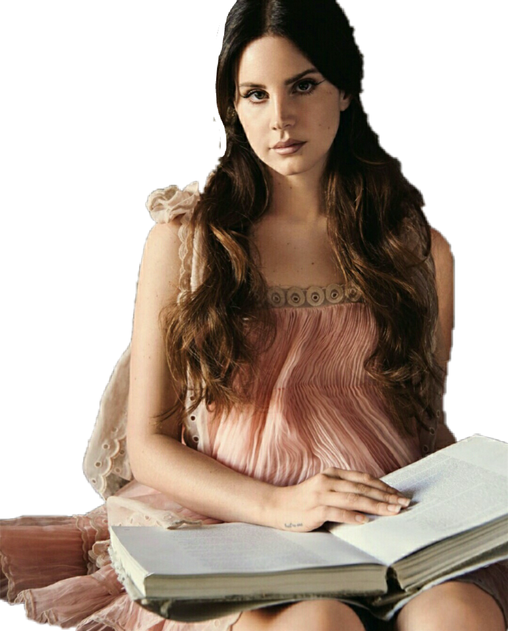 Lanadelrey Sticker Clipart (1024x1273), Png Download