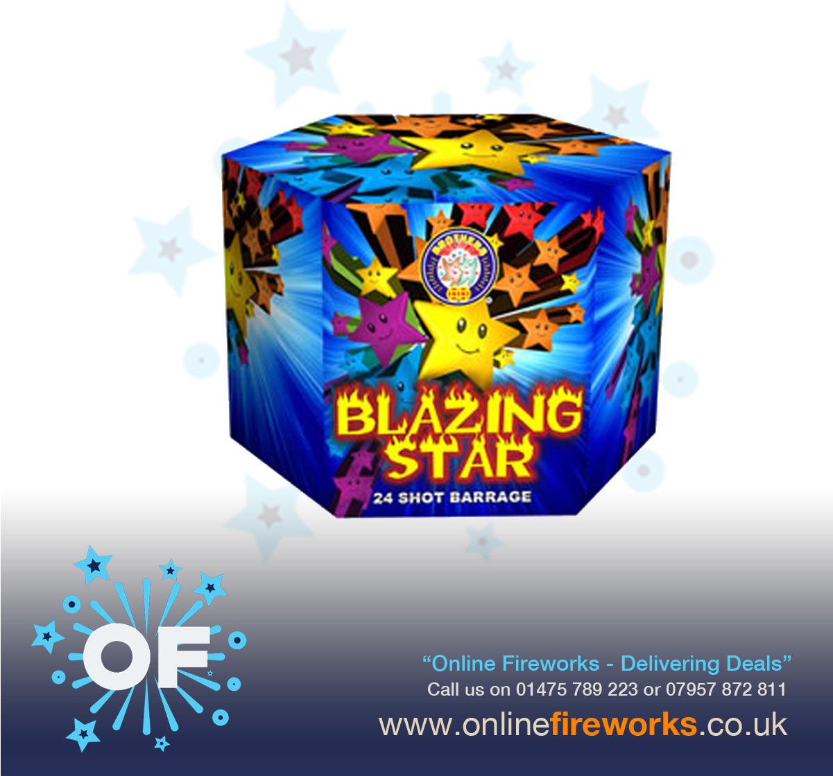 Blazing Star By Brother Pyrotechnics From Online Fireworks Clipart (1200x1200), Png Download