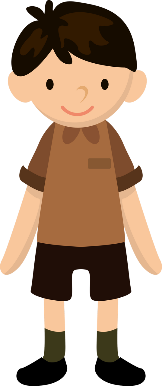 School Children - Student Animated Picture Png Clipart (537x1280), Png Download