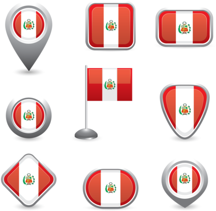 Peru Flag Icon - Free World Flags Icons Psd Clipart (700x490), Png Download