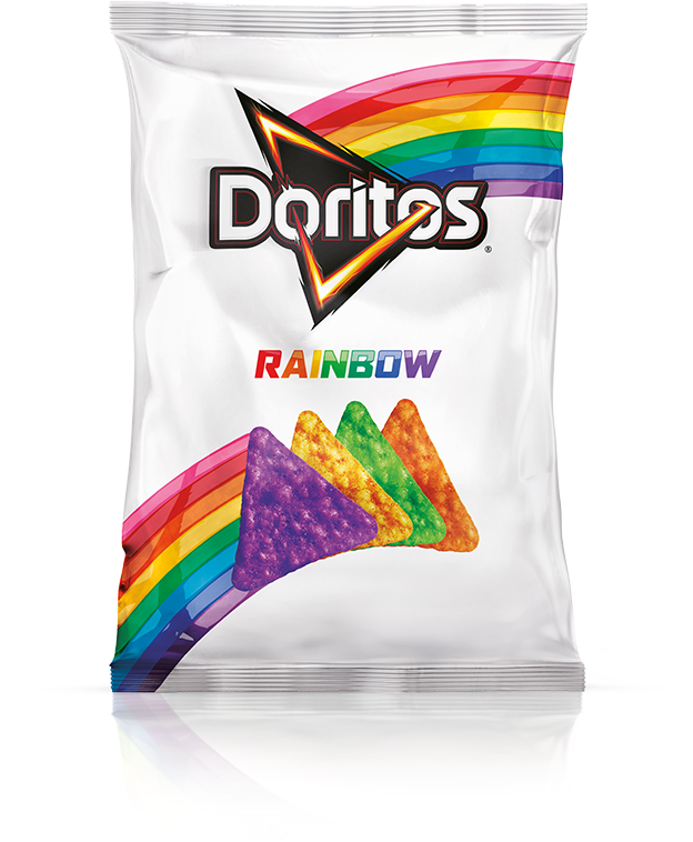 Doritos Rainbow Clipart (624x758), Png Download