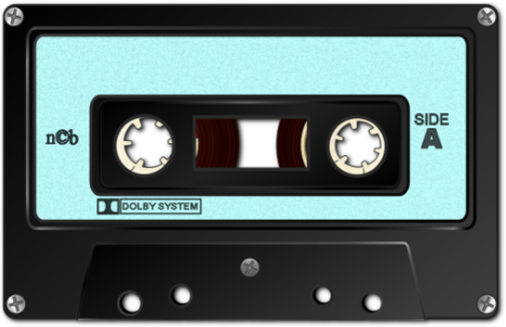 Cassette Sticker - Cassette Tape Clipart (1024x1085), Png Download